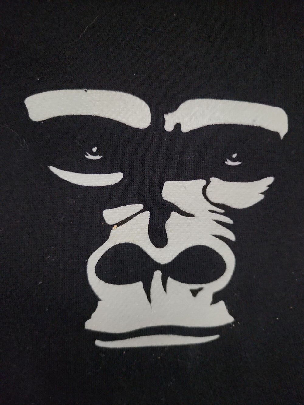 L Kids Gorilla Black Pullover Hoodie San Diego Zoo Safari Park Animal Print